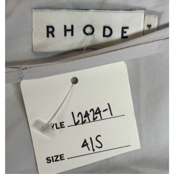 Rhode Crop Top in Silver Sequins NWT Size 4/Small - Picture 4 of 4